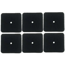 Qzbhct 6 Pack Activated Carbon Filters Compatible with Catit Hooded Cat Litter Pans, 6.3 Inch x 5.9 Inch Trimmable Pads