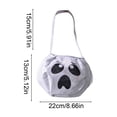 thumbnail image 3 of Halloween Decoration Indoor Outdoor Clearance Under $5.00! Thanksgiving Fall Decorations for Home, Halloween Candy Bag Ghost Face Halloween Decorative Tote Bag, 3 of 6