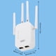 thumbnail image 4 of Repetidor Inalámbrico 1200 Mbps Potenciador Doble Banda 2 4 GHz/5 GHz (enchufe EE. UU. 300 M), 4 of 8