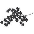 thumbnail image 6 of CosmoLiving by Cosmopolitan Black Metal Orchid Floral Wall Decor with Stem, 6 of 7