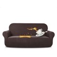 thumbnail image 1 of Housse de Sofa Extensible, Housses de Canapé Hydrofuges, Protège-Canapé pour Chien, Chat et Animal de Compagnie (Sofa, Café), 1 of 7