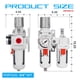 thumbnail image 3 of Lubricador regulador de filtro de aire comprimido NANPU 3/4 NPT, 3 of 6