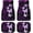 5 Purple Butterfly, variant on Leopard Print Car Floor Mats Set of 4,Leopard Animal Skin Pattern Vehicle Front Rear Carpets Mat Decorative Car Floor Carpets Rugs Non-Slip Auto Car Accessories Universal Fit for Car SUV Truck Van