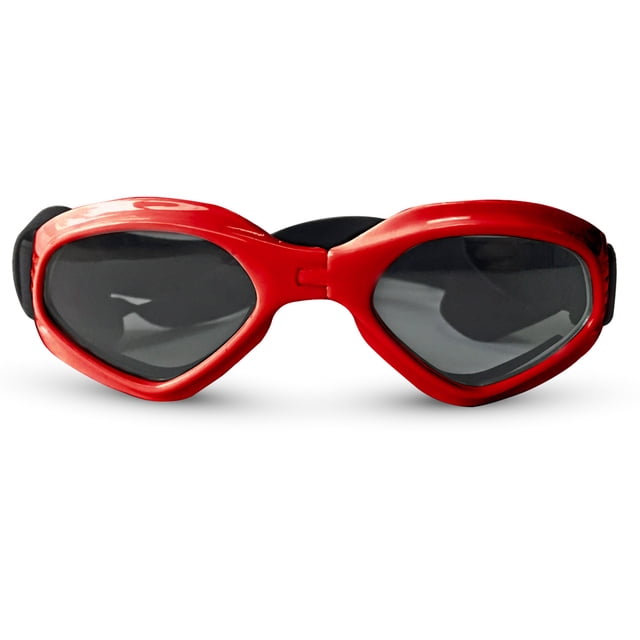 Gafas de sol para perros, correa ajustable para gafas de sol UV, protección impermeable para perros pequeños y medianos