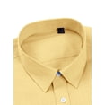 thumbnail image 2 of Youclos Men's Cotton Long Sleeve Casual Button-Down Shirt, Breathable Soft, 2 of 6