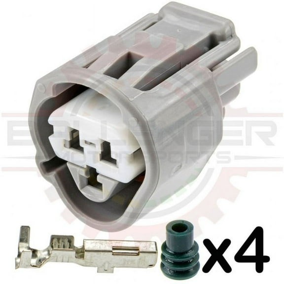 Ballenger Motorsports - 3 Way ECT, CLT, & Temperature Sensor Plug Connector Kit Compatible with Toyota # 90980-11451