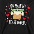 thumbnail image 2 of Star Wars Garçons/filles Tu Fais Mon Cœur Grogu Chandail à Capuchon, 2 of 6