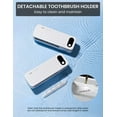 thumbnail image 6 of Sentryse Toothbrush Holders for Bathrooms, Electric Toothbrush Holder Wall Mounted with 5 Brush Slots Bathroom Accessories, 6 of 7