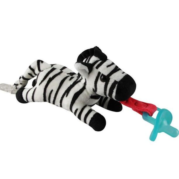 Baby Pacifier Holder Hanging Removable Plush Animal Doll Toy Soothie