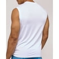 thumbnail image 3 of Real Essentials 5 Pack: Men's Breeze Tech Tank Tops Sleeveless Shirts Workout Muscle Athletic Running (Big & Tall Available), 3 of 5