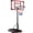 Clear, variant on Best Choice Products Kids Height-Adjustable Basketball Hoop, Portable Backboard System w/ 2 Wheels - Clear