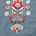 thumbnail image 6 of Vinsonshop Embroidered Cotton Linen Tops for Women 3/4 Sleeve Summer Boho Peasant Gauze Blouses Dressy Casual Bohemian Shirts (S-3XL), 6 of 8
