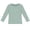 Light Green, variant on XEGLSBU Girls Long Sleeve Shirts 5T Cotton Girls Long Sleeve Ribbed Stretch Tee Slim Fit Casual Basic Top Kids Shirt Dark Gray Size 7-8 Years