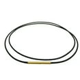thumbnail image 1 of Necklace Rope Crystal Pendant Rope Leather Rope Gold Jewelry Lanyard Unisex Stainless Steel Buckle, 1 of 6
