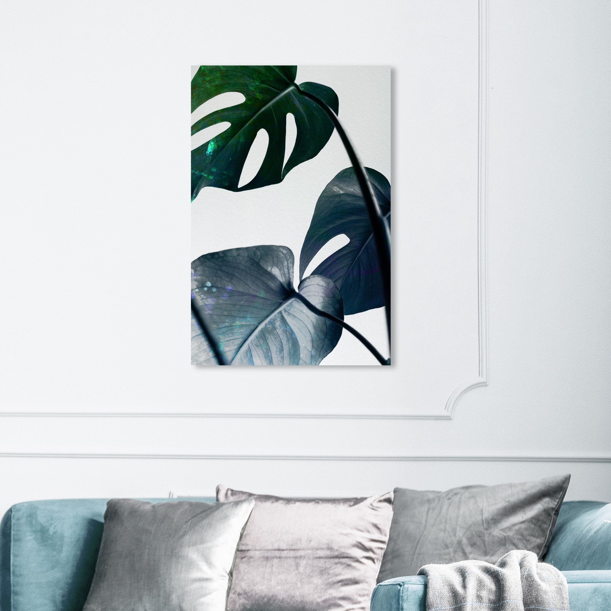 Wynwood Studio 'Leaves and Leaves' Floral and Botanical Wall Art Canvas ...