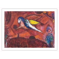 Song of Songs IV - From an Original Color Painting by Marc Chagall c.1958 - Bamboo Fine Art 290gsm Paper Print (Unframed) 24x32in