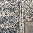 thumbnail image 6 of SAFAVIEH Micro-Loop Brayden Geometric Striped Wool Runner Rug, Ivory/Black, 2'3" x 7', 6 of 7