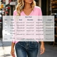 thumbnail image 3 of SBYOJLPB Women V-Neck Tops Long Sleeve Solid Color Fall Winter Knit Sweaters Casual Pullover Top, 3 of 9