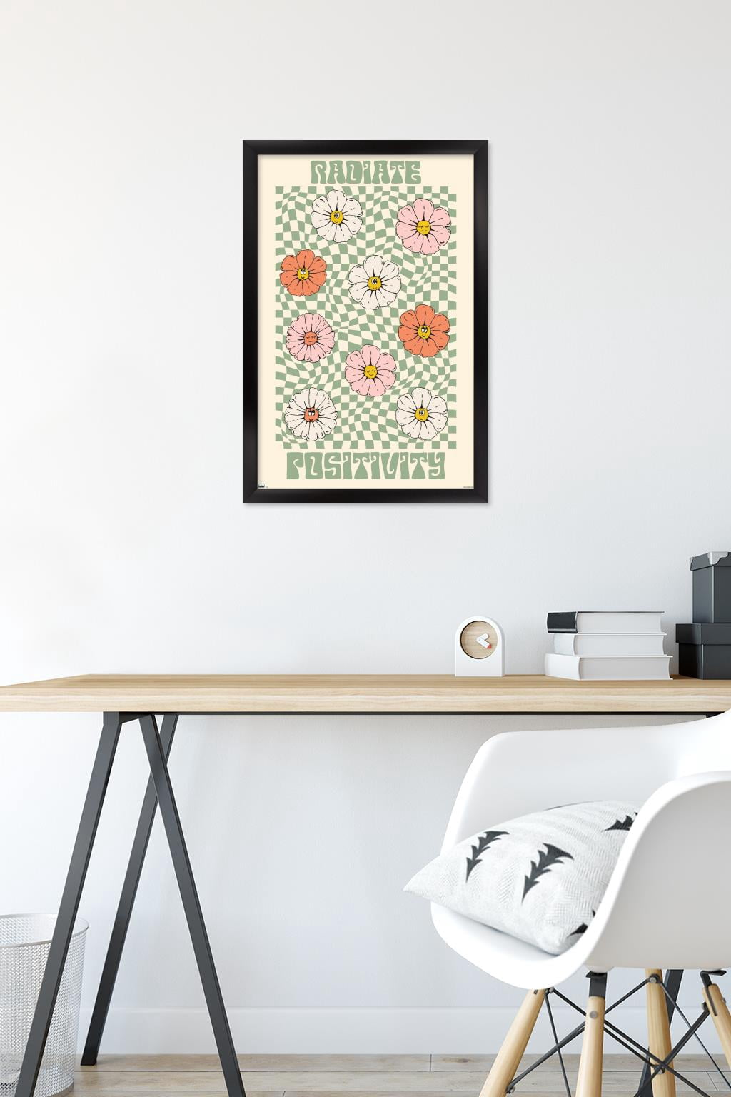 Radiate Positivity Wall Poster, 14.725" x 22.375" Framed