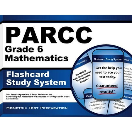 Parcc Grade 6 Mathematics Flashcard Study System Parcc