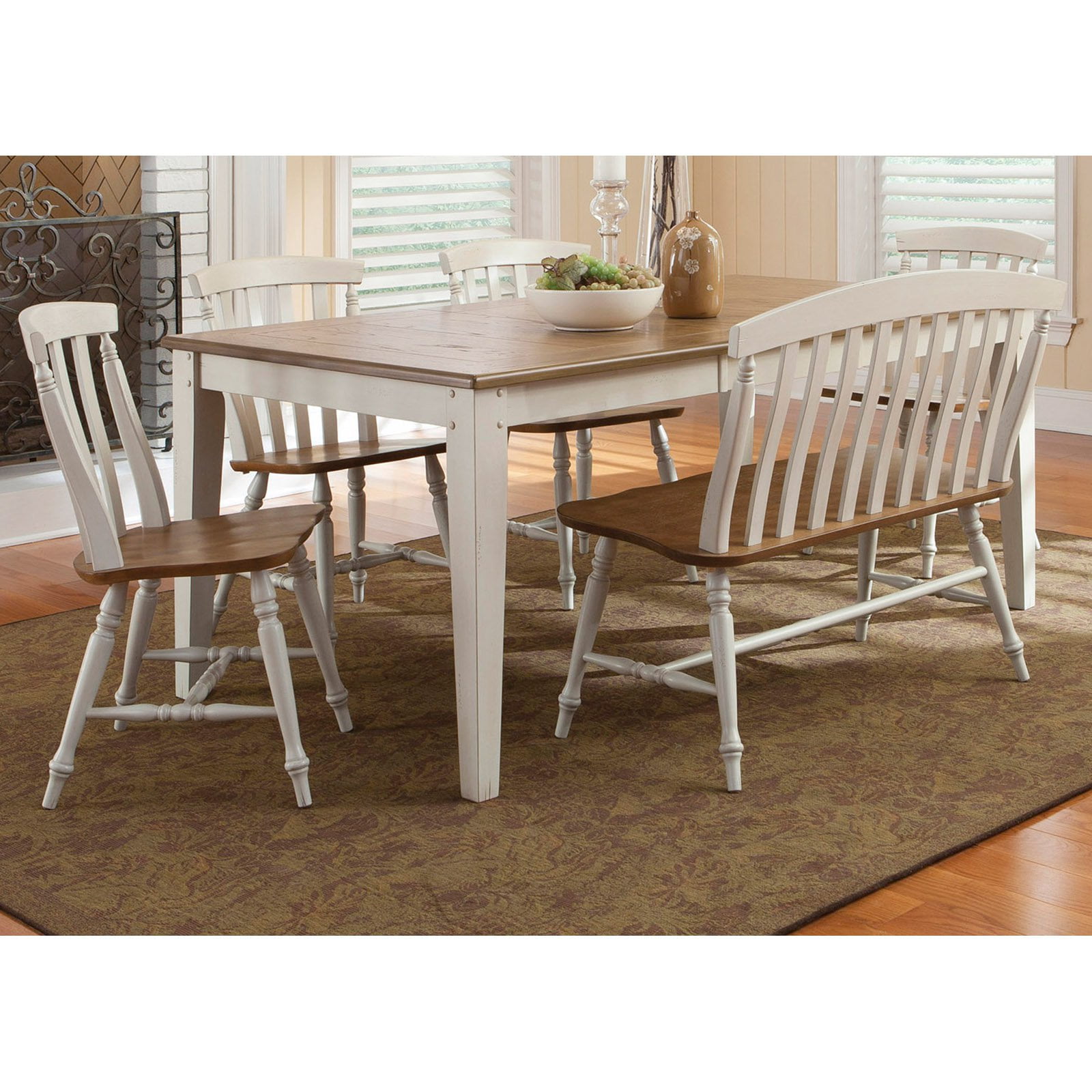 Liberty Furniture Canton 6 Piece Rectangular Table Set Com