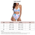thumbnail image 3 of Split Bikini, Polyester Elastic Bikini Bathing Suit  For Beach, 3 of 5