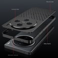 thumbnail image 4 of Premium Aluminum Heat Dissipation Case For Vivo X100 Pro Luxury honeycomb style X100s Pro Metal Breathable Hollow X100 Ultra Shockproof Anti-Scratch, 4 of 7
