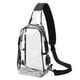 thumbnail image 5 of Bolsa de pecho de PVC de hombro transparente con puerto de carga USB portátil para el trabajo Tmvgtek Para Estrenar, 5 of 5