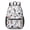 Baseball and Glove, variant on Football and Basketball Black Pattern 17" School Backpacks for Teens,Waterproof Oxford Fabric,S-Shape Padded Straps for School,Travel,Hiking,Camping
