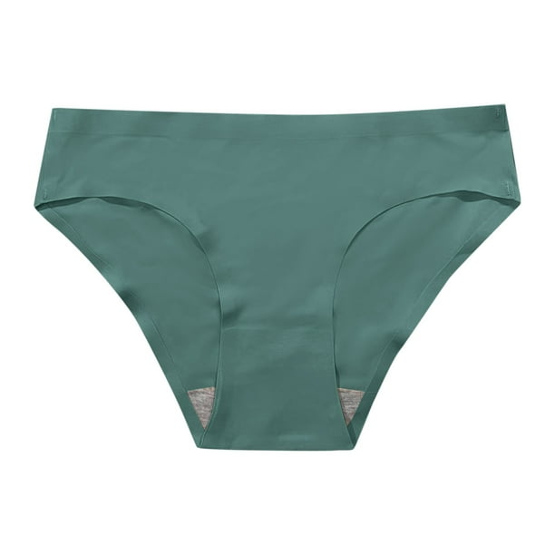 Gibobby Bragas elásticas para mujer Ropa interior hipster sin para mujer, bragas invisibles, bragas elásticas(Verdinegro, M)