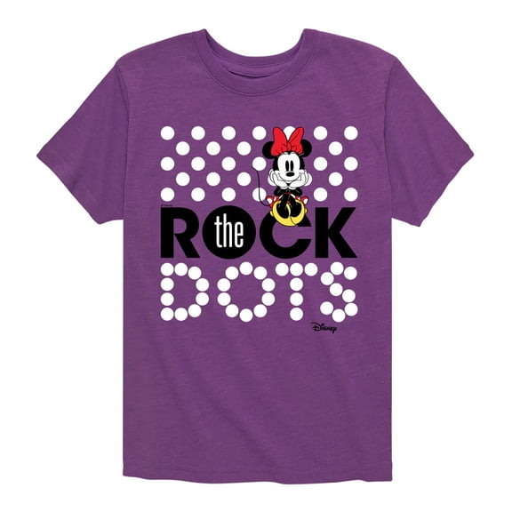 Disney - Mickey & Friends - Minnie - Rock the Dots - Toddler And Youth Short Sleeve Graphic T-Shirt