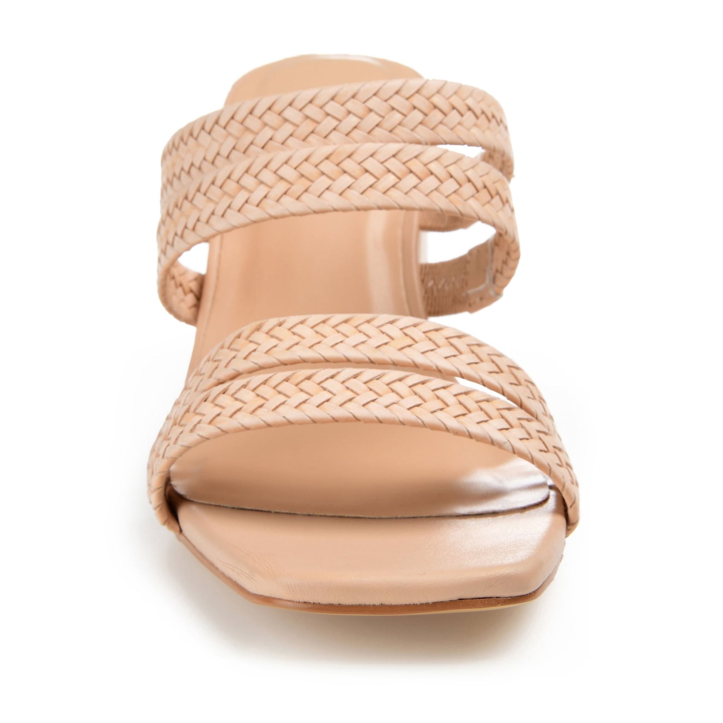 Journee Womens Natia Open Square Toe Block Heel Sandals, Widths Available
