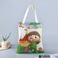 thumbnail image 2 of Charlie y los Números Bolso de tela con estampado de lienzo para mujer, bolsa de compras reutilizable y estética, con cremallera interior, regalo para mujer, 35 × 40 cm., 2 of 6