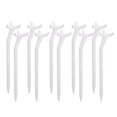 thumbnail image 2 of Tees, White Durable Lightweight Accessory Low Resistance And Stable Three-Point Support, White  Tees, Beginnners Indoors For  Course Home, 2 of 8