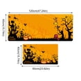 thumbnail image 2 of TIELUTT Halloween Non Floor Mats Indoor and Outdoor Decorative Door Mats 2 Piece Set Dark Blanket Rugs Room Small Rug Neutral Throw Blanket for Couch Blanket Tan, 2 of 7