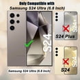 thumbnail image 3 of for Samsung Galaxy S24 Ultra Case 6.8'' Glitter Magnetic Compatible with MagSafe Full Camera Lens Protection Luxury Plating Cute Bling Clear Shockproof Slim Phone Case for Women Girls (Silver), 3 of 12