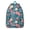 Blue-green, variant on Large Boho Mandala Floral Backpack with Laptop Compartment, Stylish Bookbag for College School, Durable Nylon Daypack for Commute, Perfect Gift