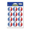 Beistle 4" x 6" Soccer Sticker United States 14/Pack 54050-USA