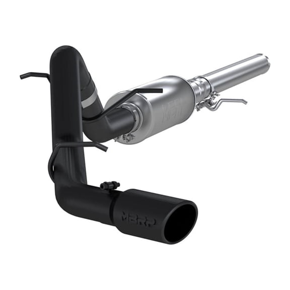MBRP 14-17 Chevrolet Silverado 1500 4.3/5.3l 3in Cat Back Single Side Exit Black Exhaust Fits K1500, 2016-2017