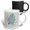 Multicolor, variant on 3drose, Image of Happy Passover in Hebrew on Blue with Flowers, 15oz Mug