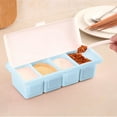 thumbnail image 6 of Uanit Four Compartment Seasoning Box 4 Grid Multi Rack Household Container With Spoon and Sugar Bottle, 6 of 9