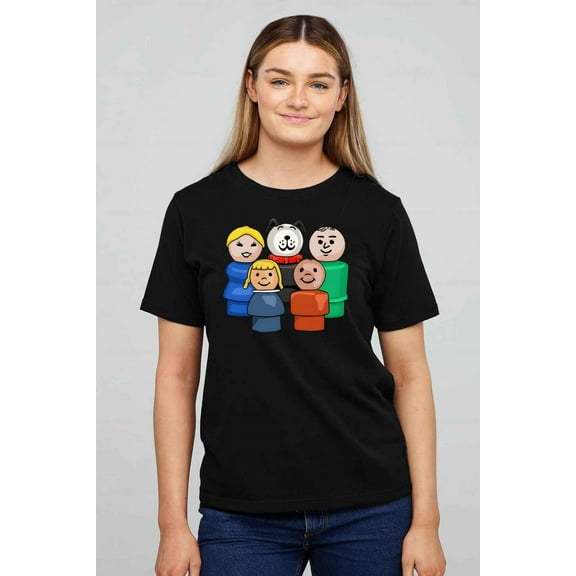 Fisher Price Little People Classic Retro Toy T-shirt up to size 5XL.