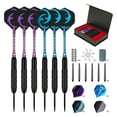 thumbnail image 3 of BESTSKY 6Pcs Darts Aluminum Alloy Precision Steel Tip Darts,Elegant Dragonbone Darts Style Metal Tip Set,Style3, 3 of 4