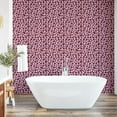 thumbnail image 6 of Safari Peel & Stick Wallpaper, Exotic Leopard Skin Pattern in African Animal Wilderness Tropical Themed Print, Self-Adhesive Living Room Kitchen Accent, 3 Sizes, Pink and Brown, by Ambesonne, 6 of 6
