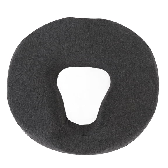 Xirurus Memory Foam Seat Cushion for Office Chair, Donut Pillow Tailbone Support for Pregnancy Pain, Portable Travel Gray