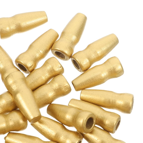 MIPCASE Flag Pole Attachments 50pcs Wood Hand Flag Finials Flagpole Toppers Outdoors Replacement