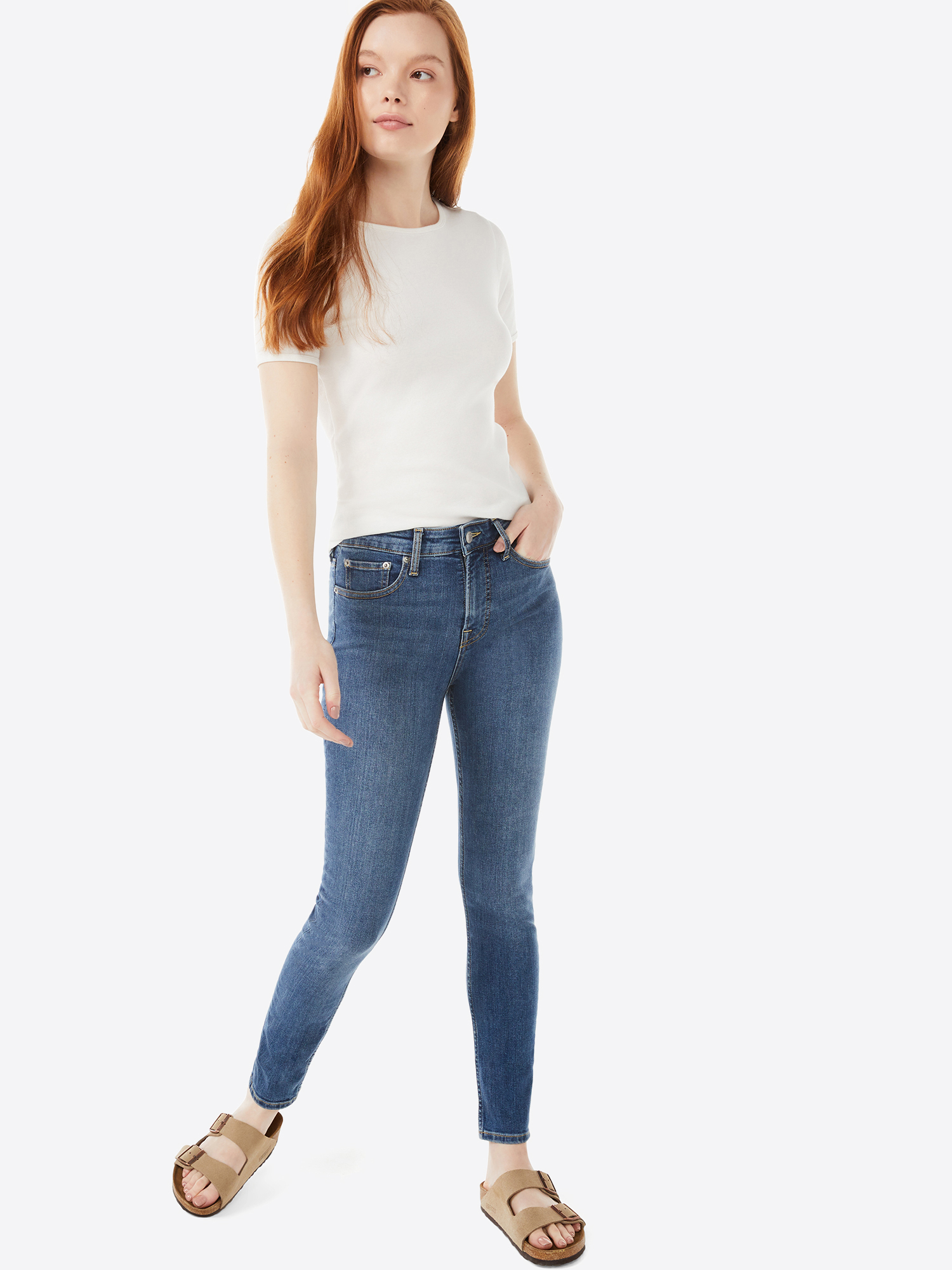Free Assembly Women's Essential High Rise Skinny Jeans - image 3 of 8