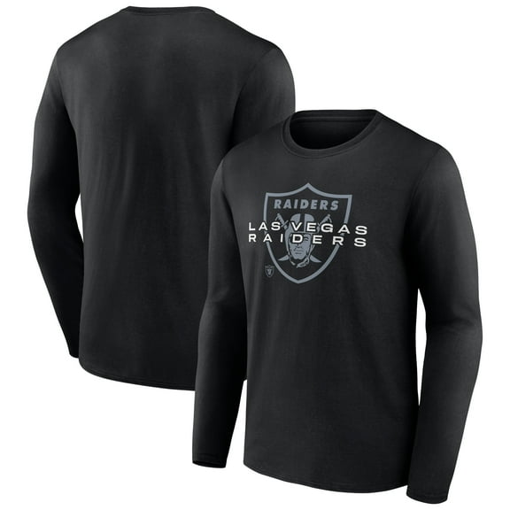 Men's Black Las Vegas Raiders Advance to Victory Long Sleeve T-Shirt