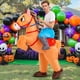 thumbnail image 2 of Disfraz de caballo inflable KOOY para adulto, vaquera y vaquera, Halloween, 2 of 6