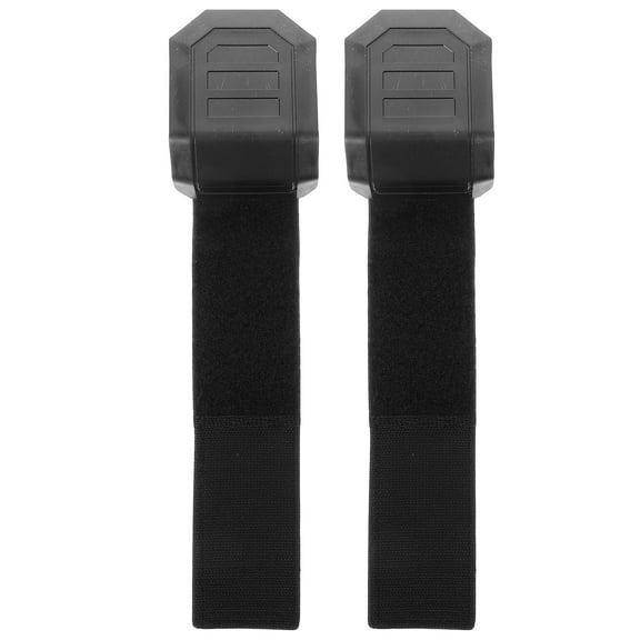 Universal UTV Front Windshield Clamps Kit for Window Black ABS PVC 2pcs